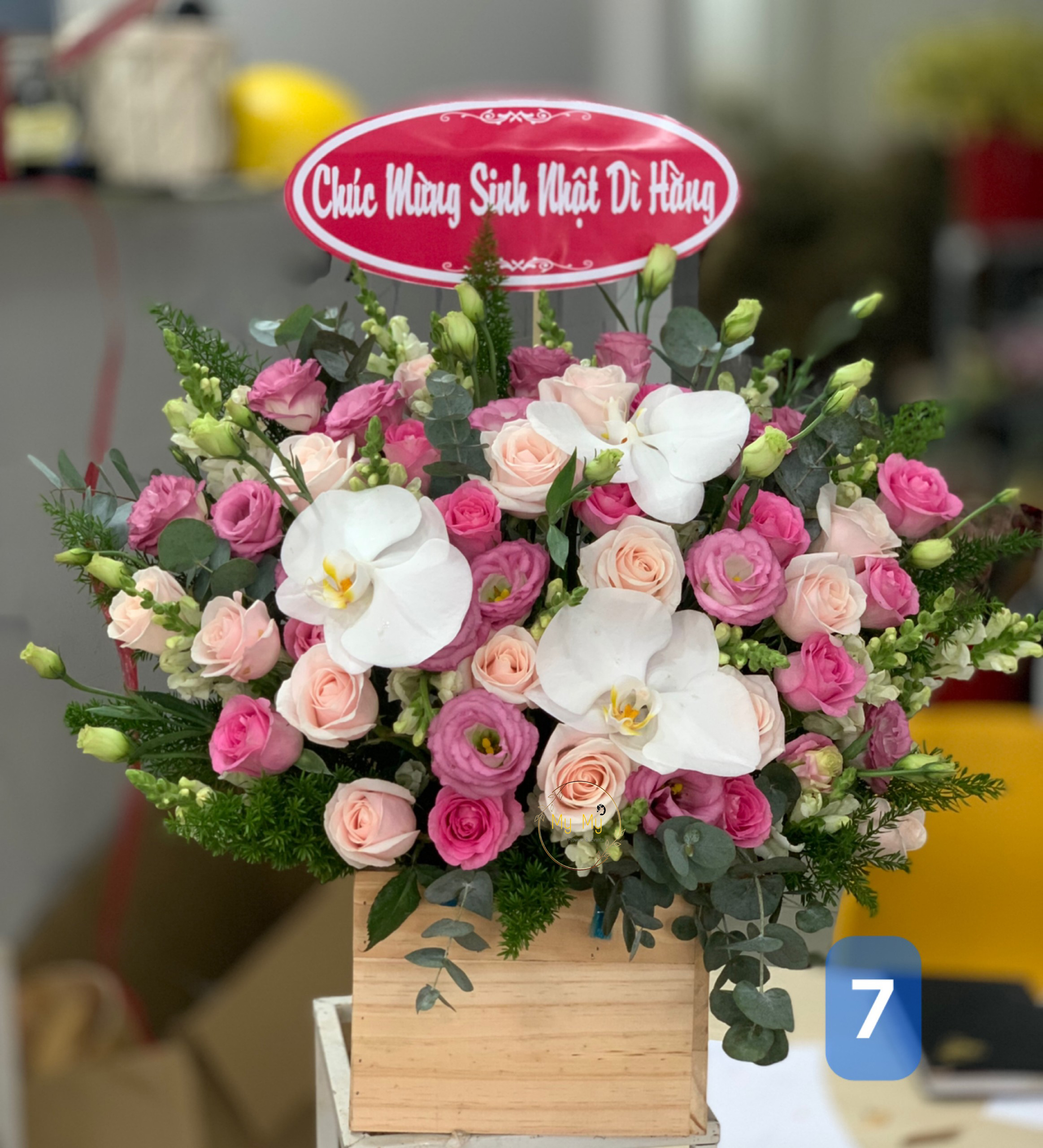 Hoa chúc mừng mẫu 142