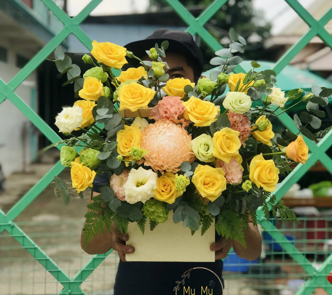 Hoa chúc mừng mẫu 100