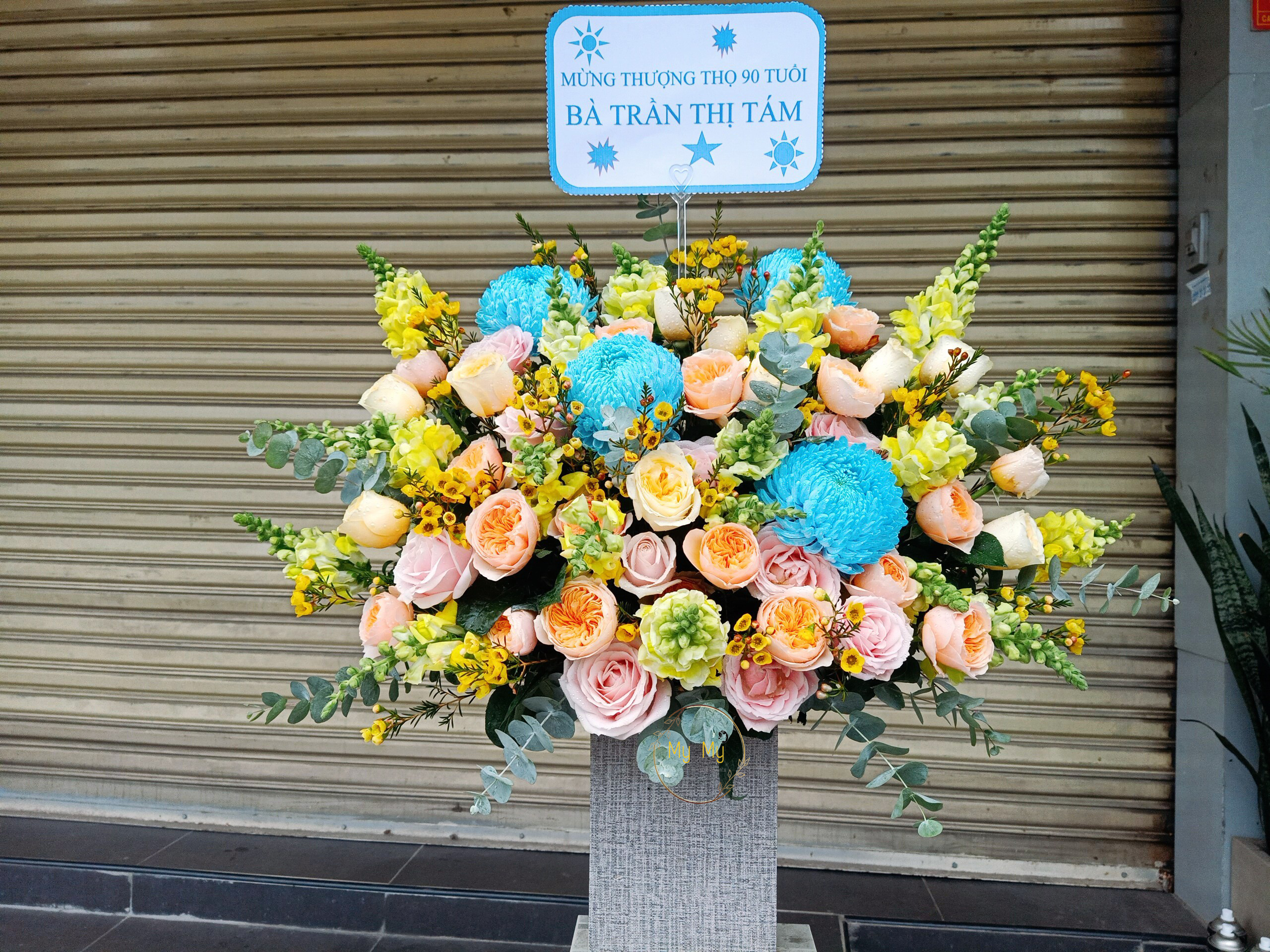 Hoa mừng thượng thọ mẫu 87