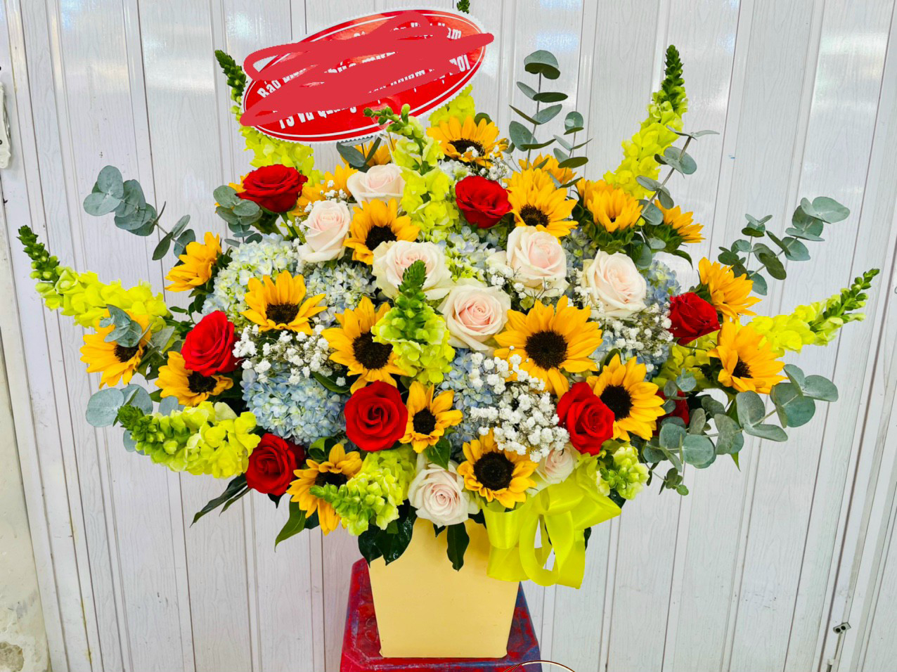 Hoa chúc mừng mẫu 137