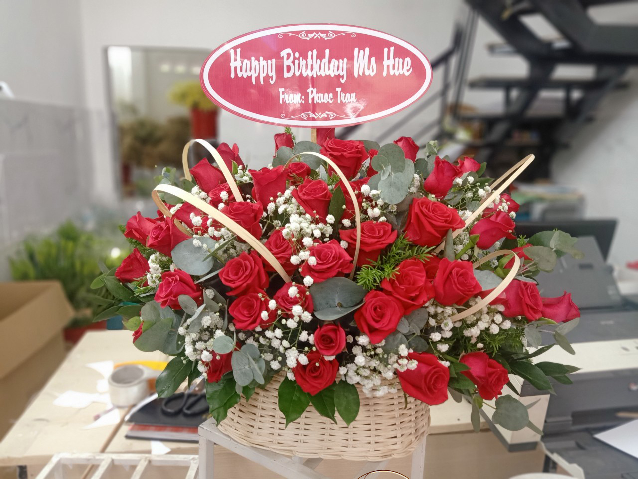 Hoa chúc mừng mẫu 143