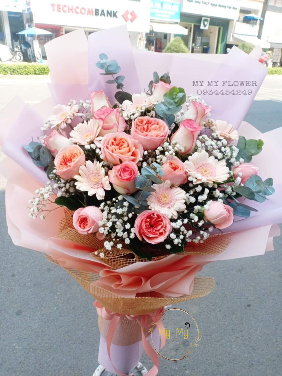 Hoa chúc mừng mẫu 164