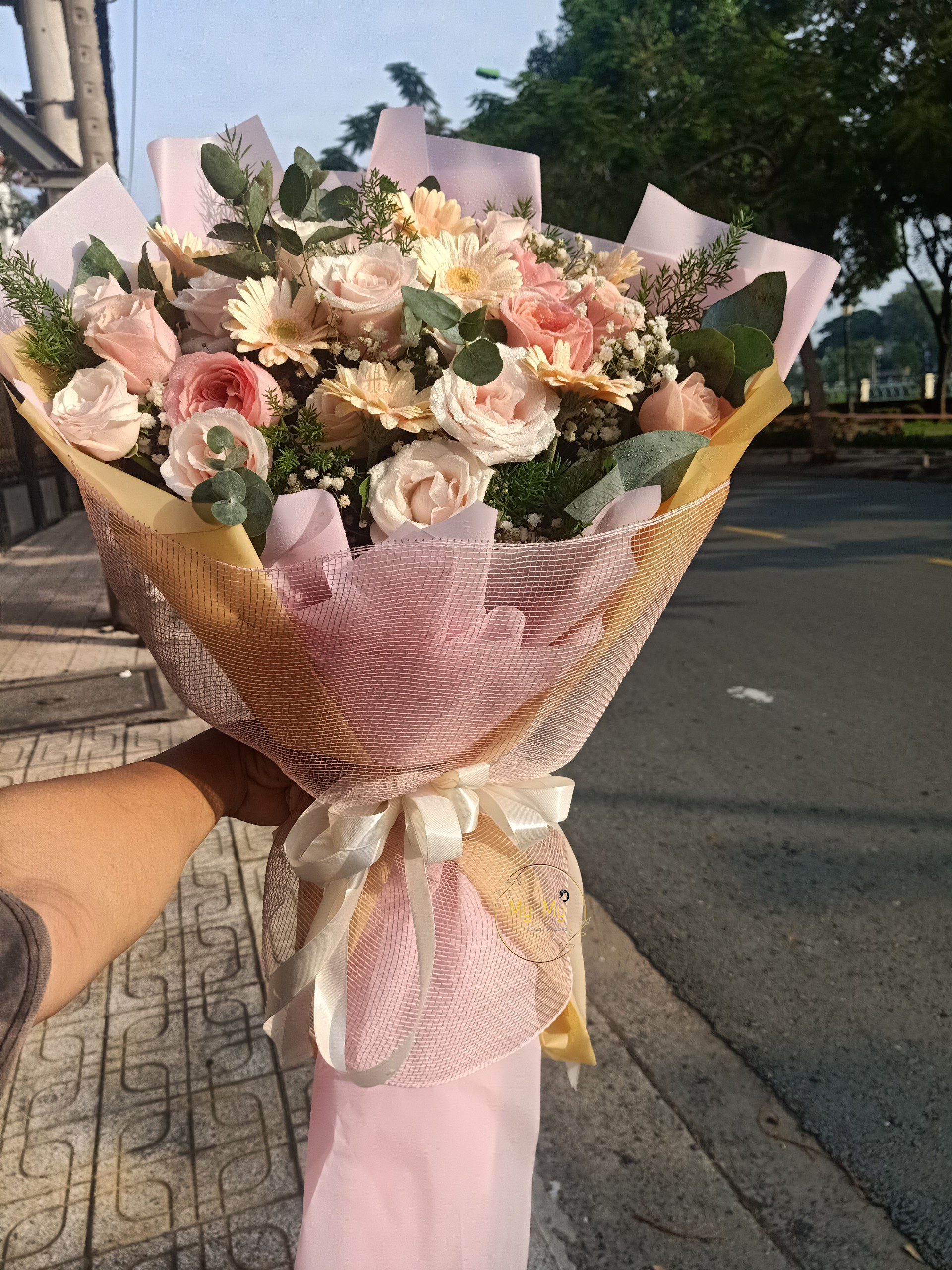 Hoa chúc mừng mẫu 159