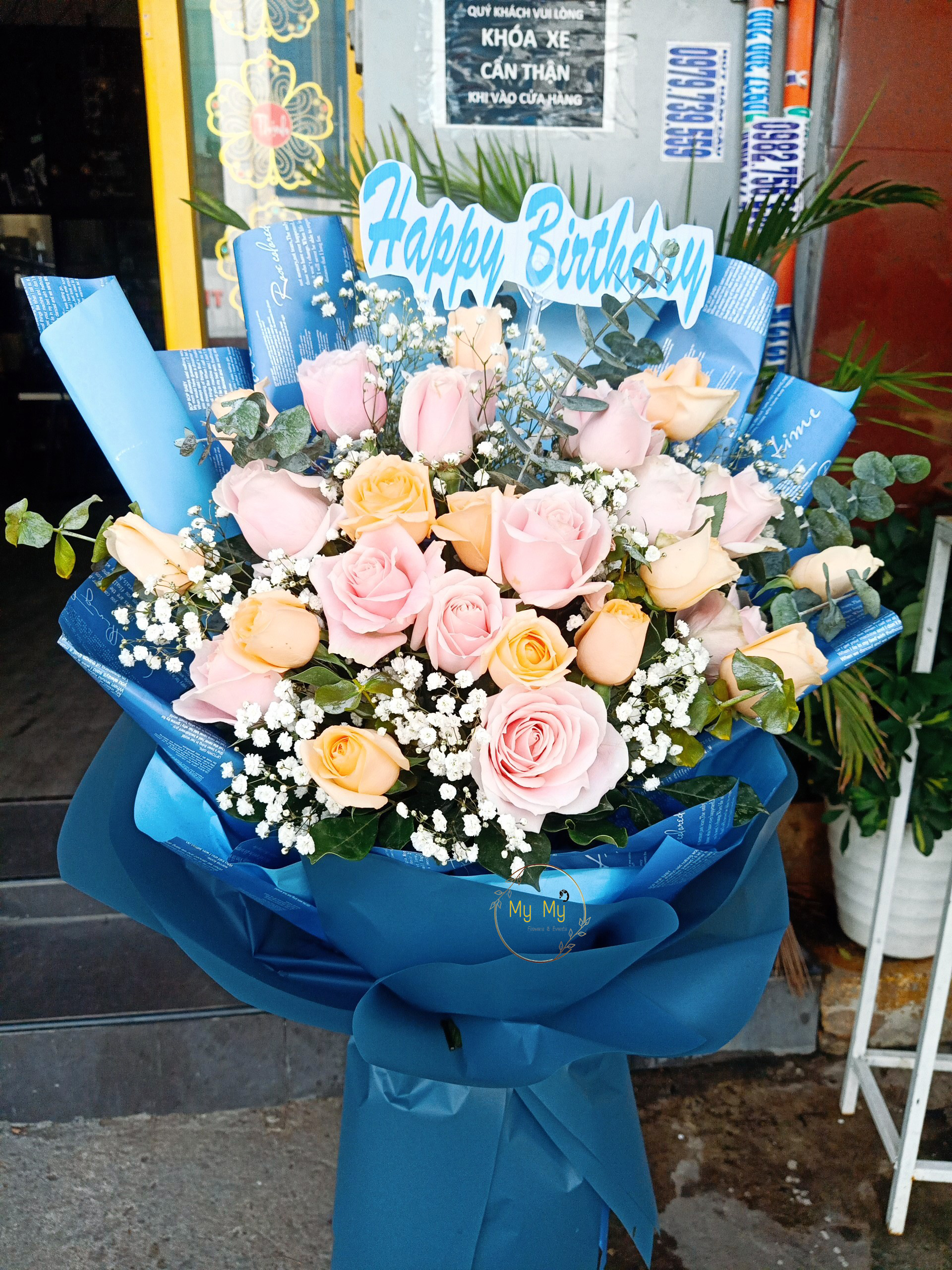 Hoa sinh nhật mẫu 170