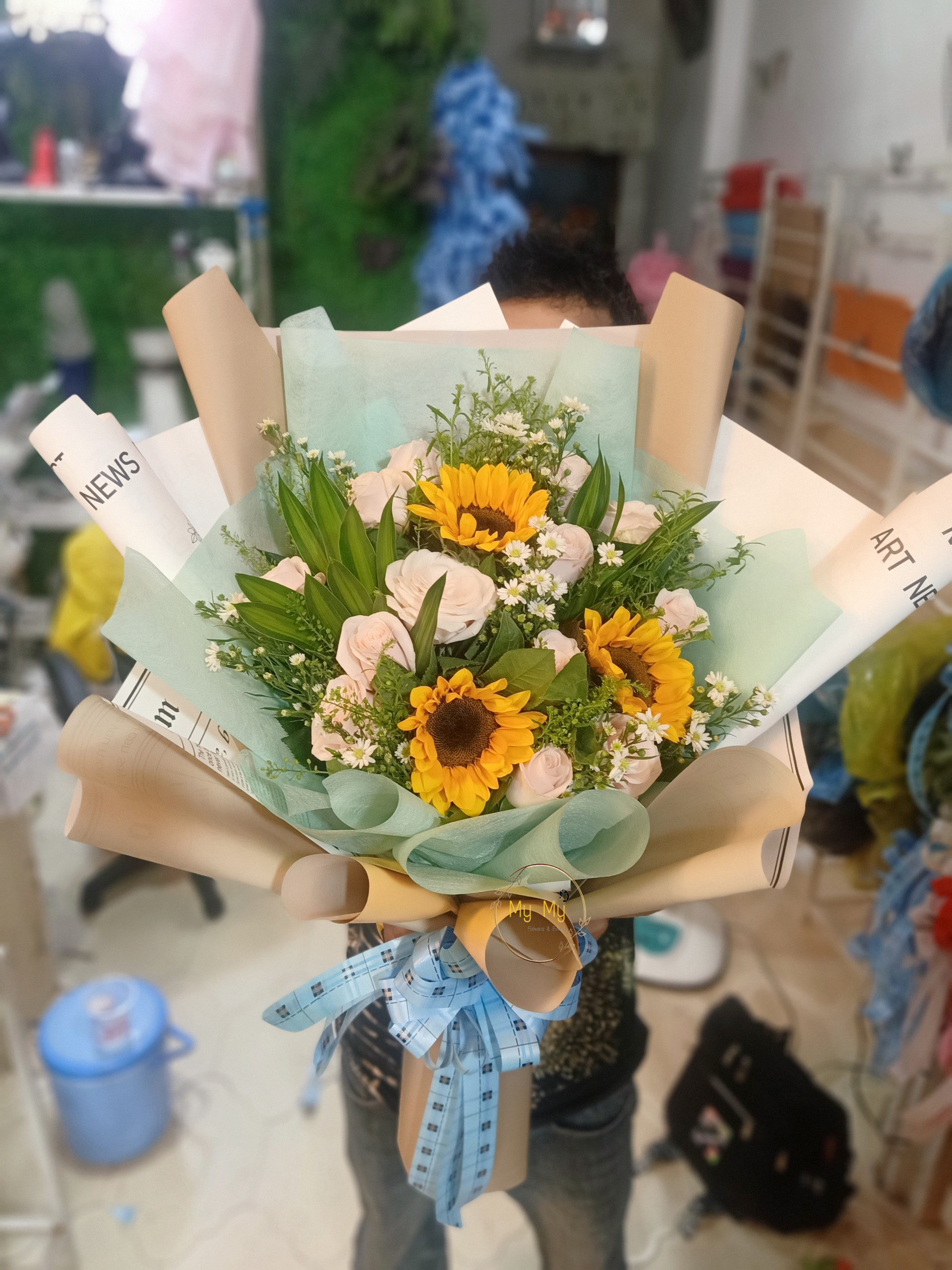 Hoa chúc mừng mẫu 184