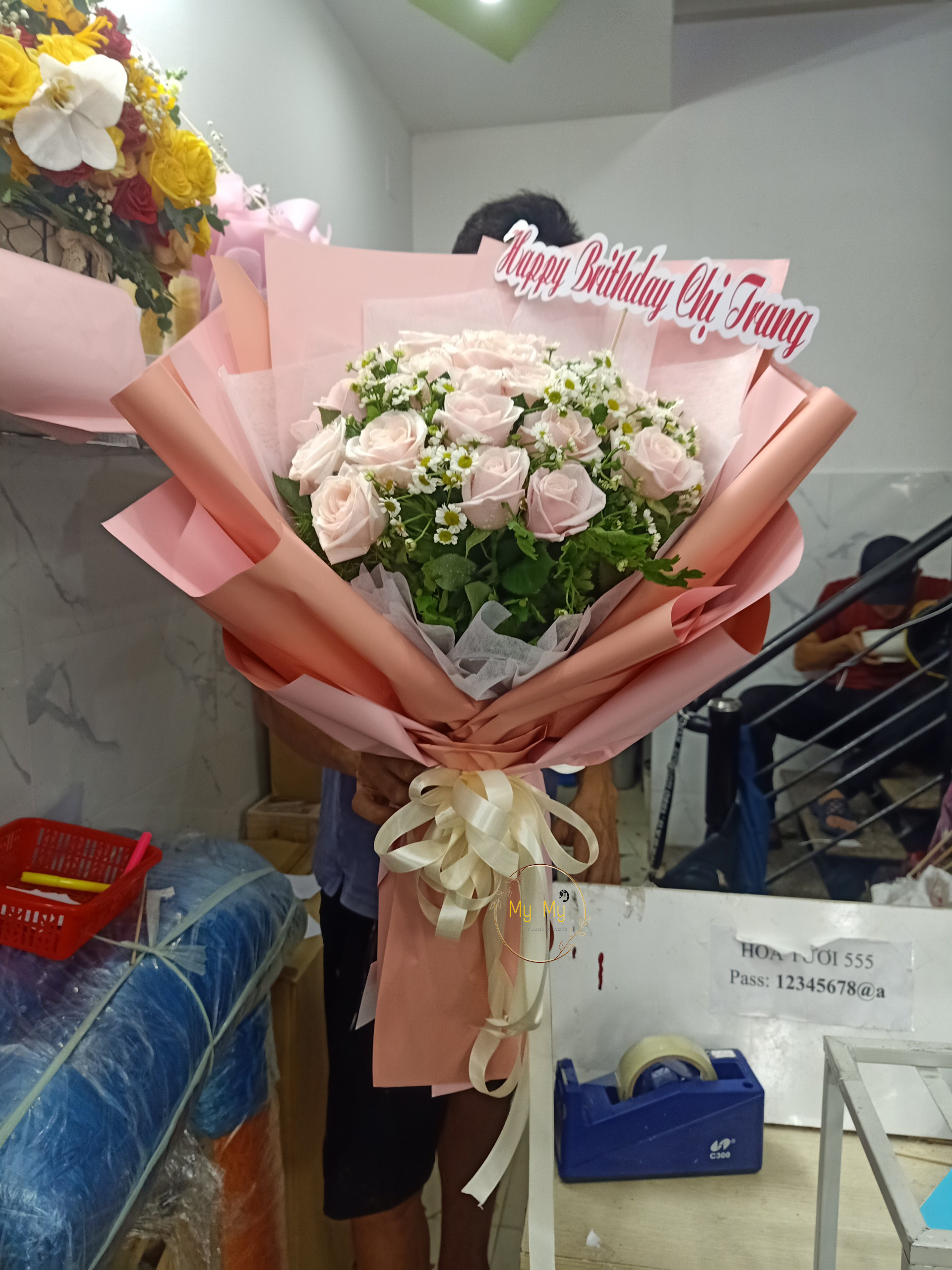 Hoa chúc mừng mẫu 180