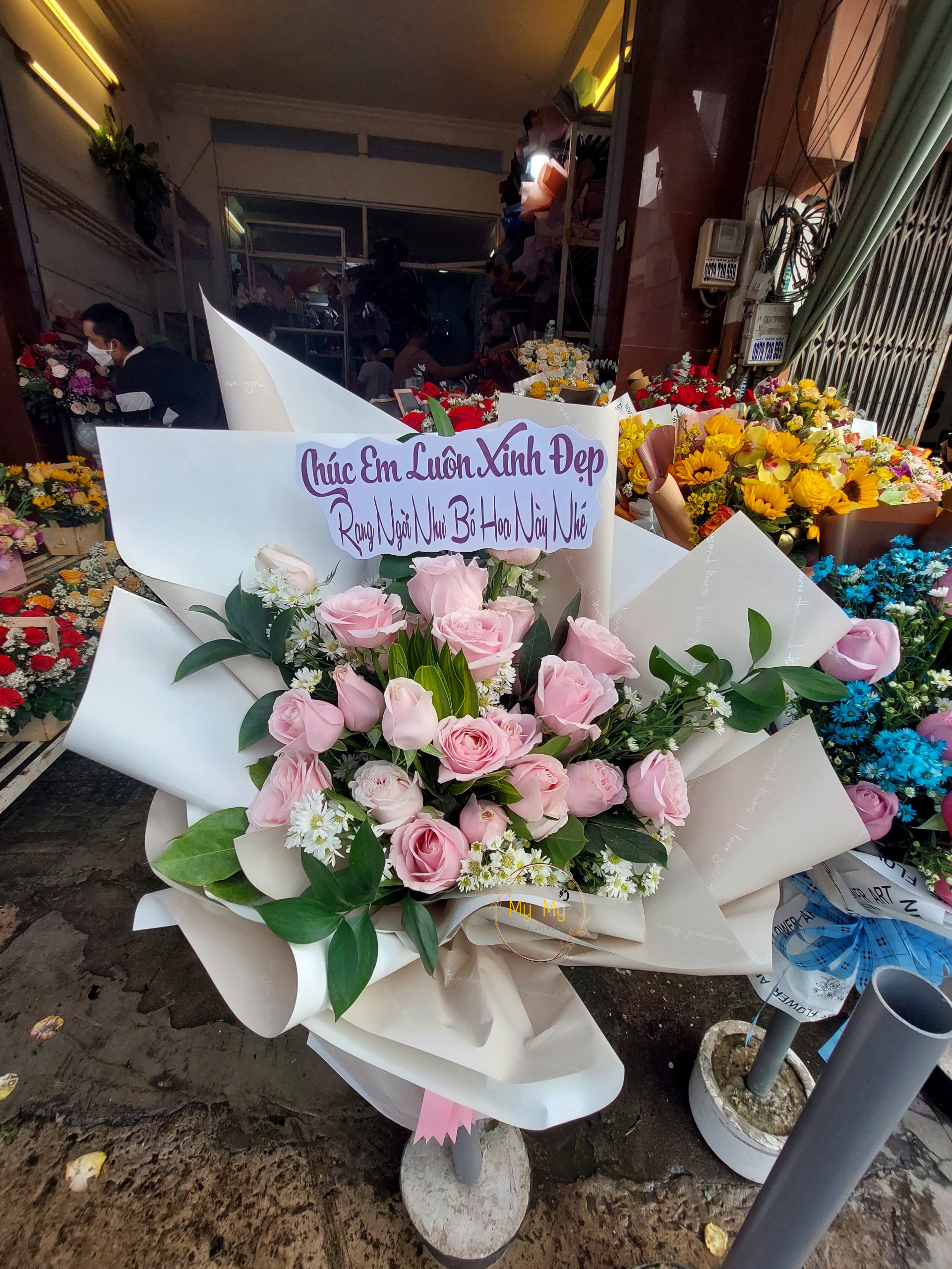 Hoa sinh nhật mẫu 171