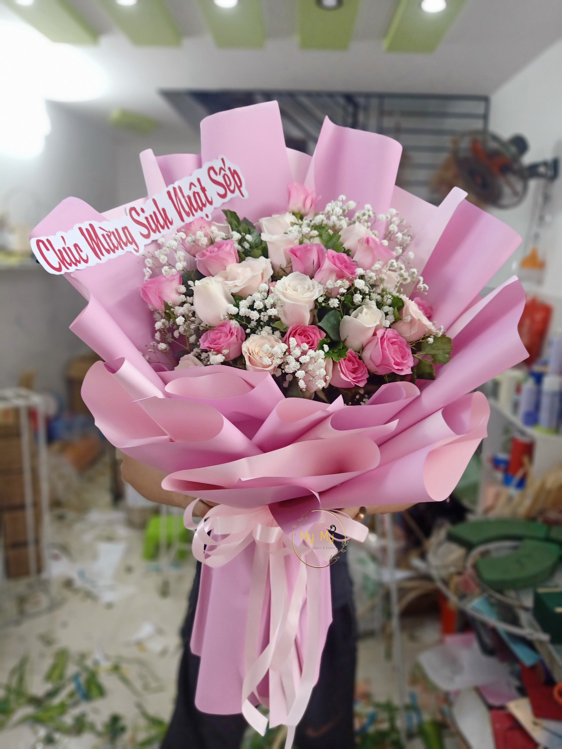 Hoa chúc mừng mẫu 176