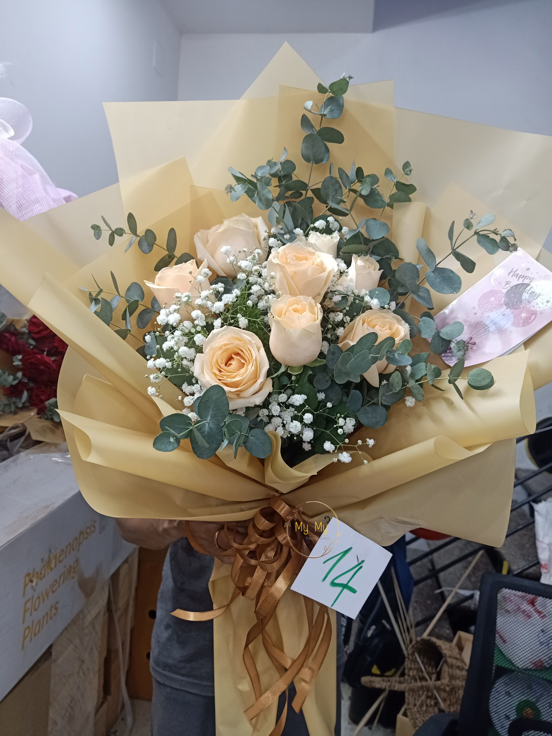 Hoa chúc mừng mẫu 178