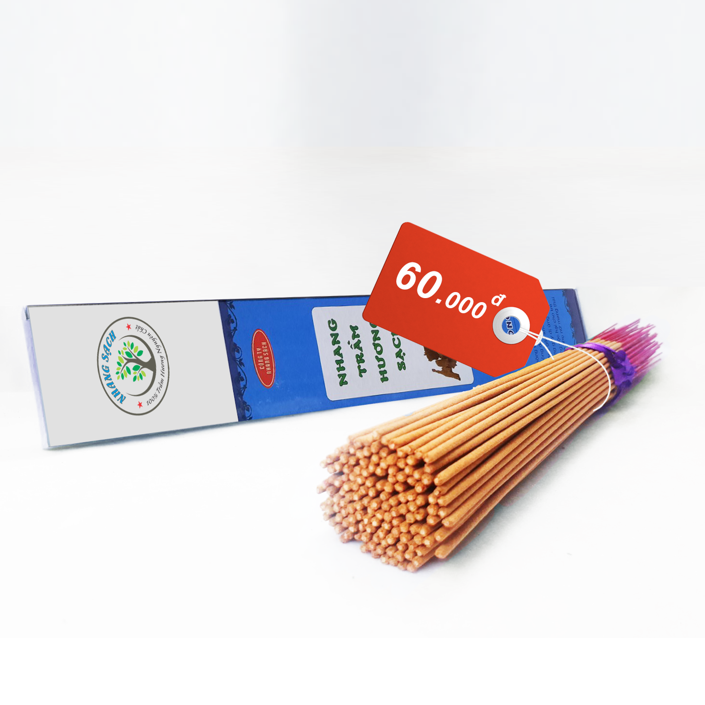 Nhang Trầm Hương Sạch Nguyên Chất Loại Trung