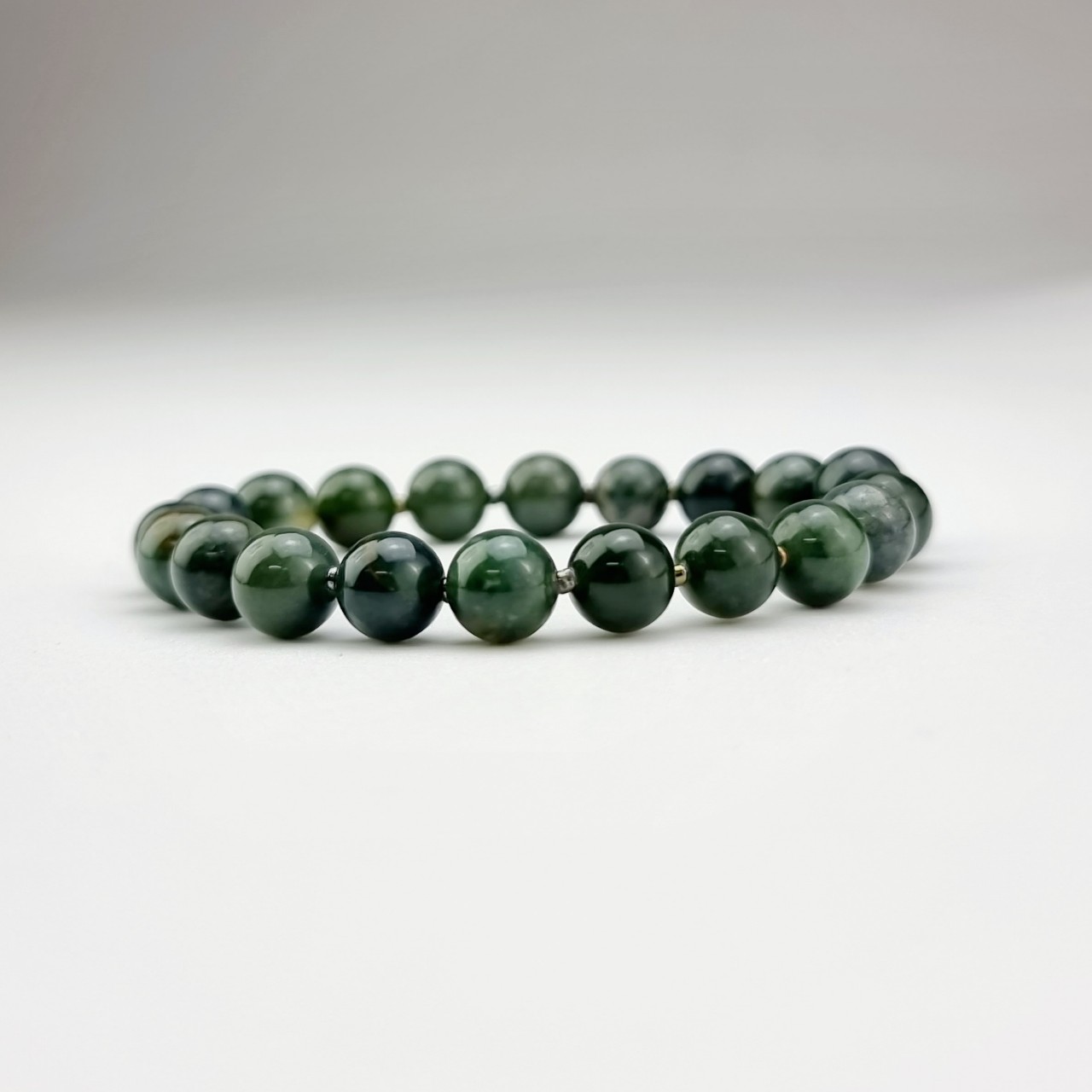 2203306 Chuỗi tay hộ mệnh bình an đá Chalcedony 8ly6