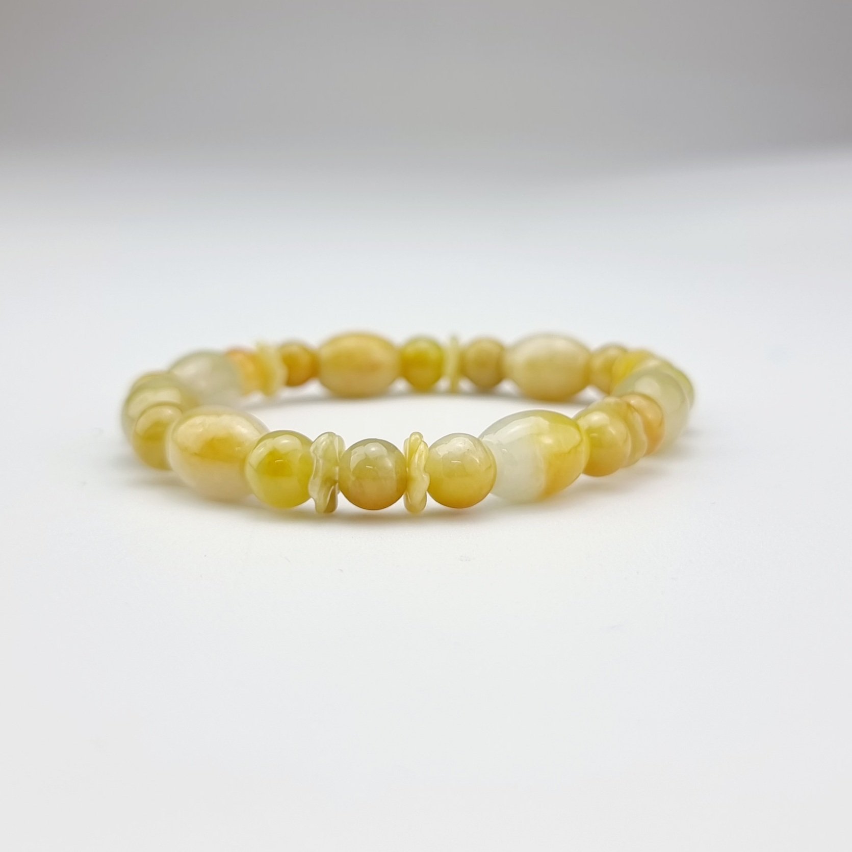 2203303 Chuỗi tay hộ mệnh bình an đá Cẩm Thạch CTJade