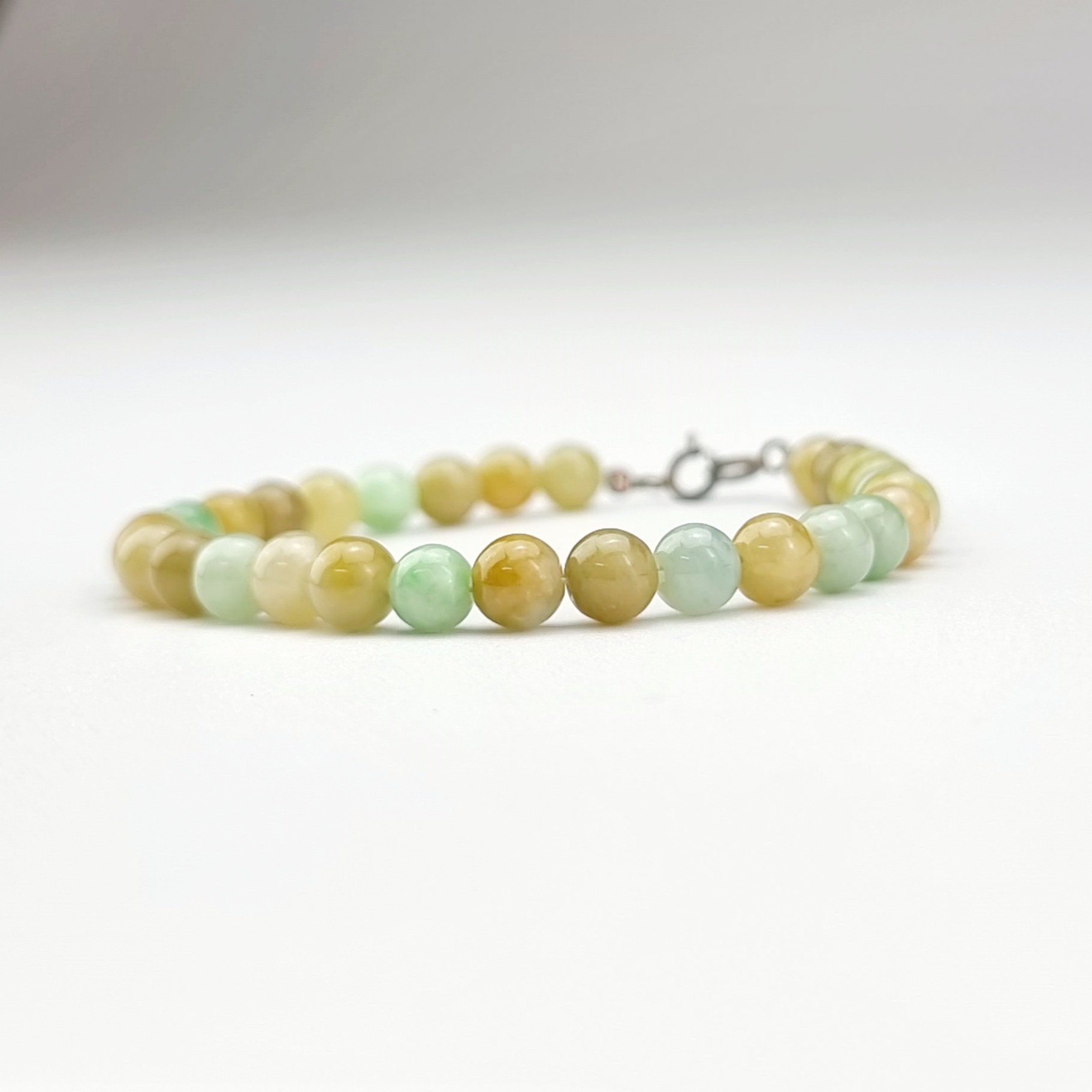 2203305 Chuỗi tay hộ mệnh bình an đá Cẩm Thạch CTJade