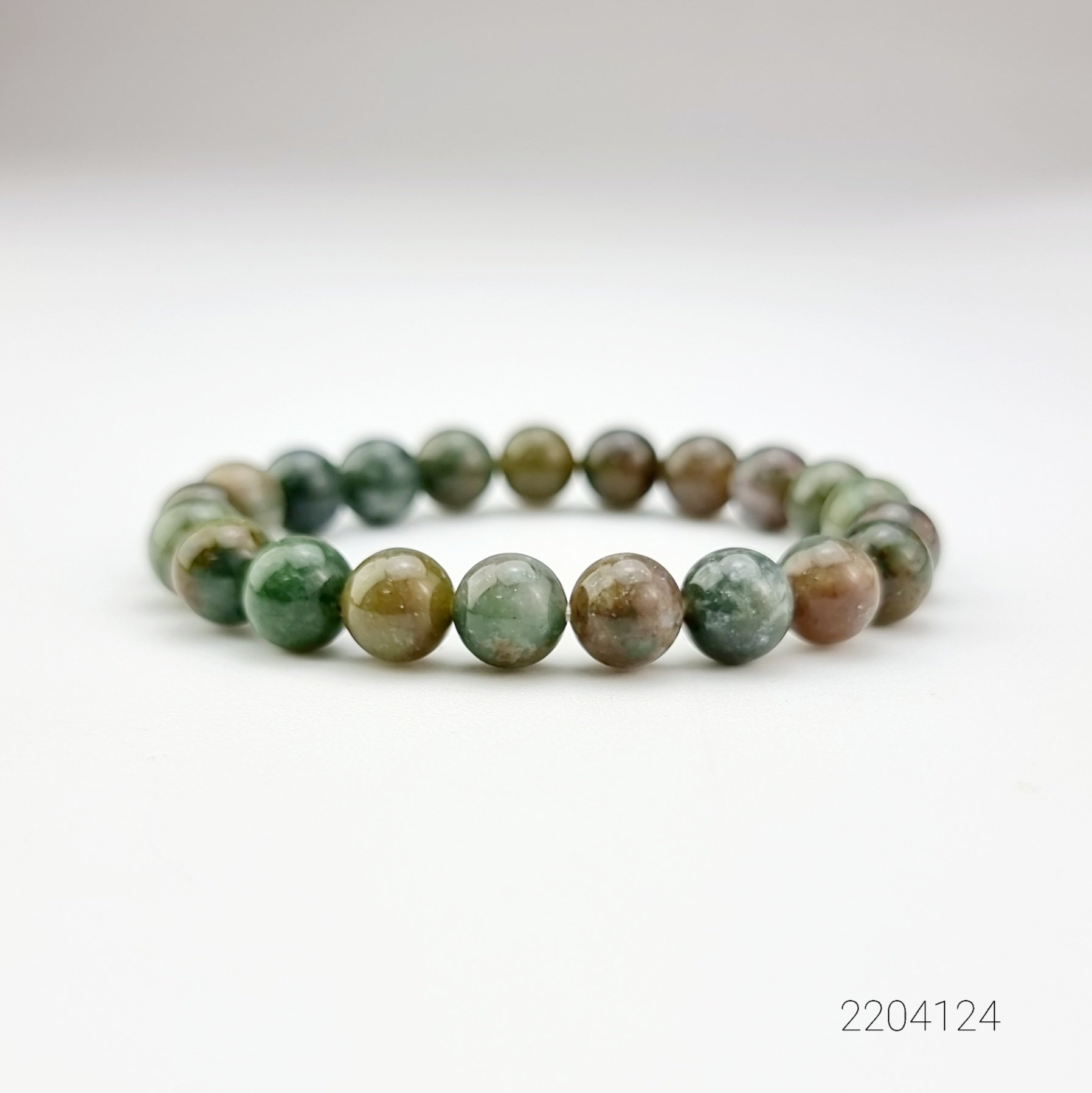 2204124 Trang sức phong thủy hộ mệnh vòng tay đá Thạch tủy Chalcedony thiên nhiên Saigonistar	