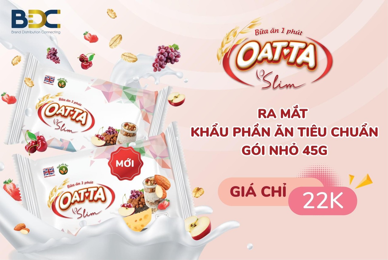 Ngũ cốc giảm cân Oatta Slim 45g (10 gói)