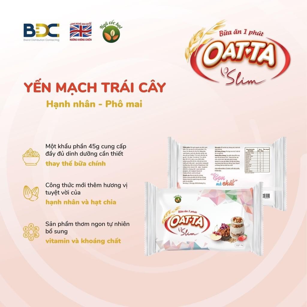Ngũ cốc giảm cân Oatta Slim 45g (10 gói)