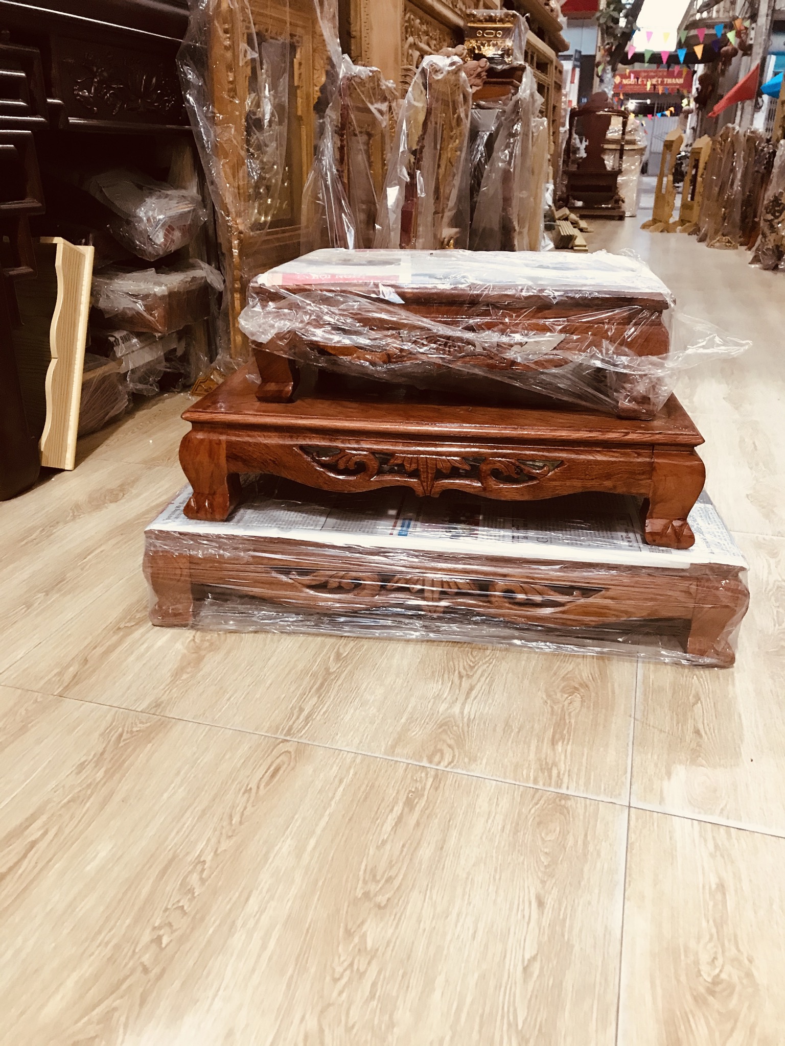 Bàn ô sin, bàn trà, mâm vuông 25*35