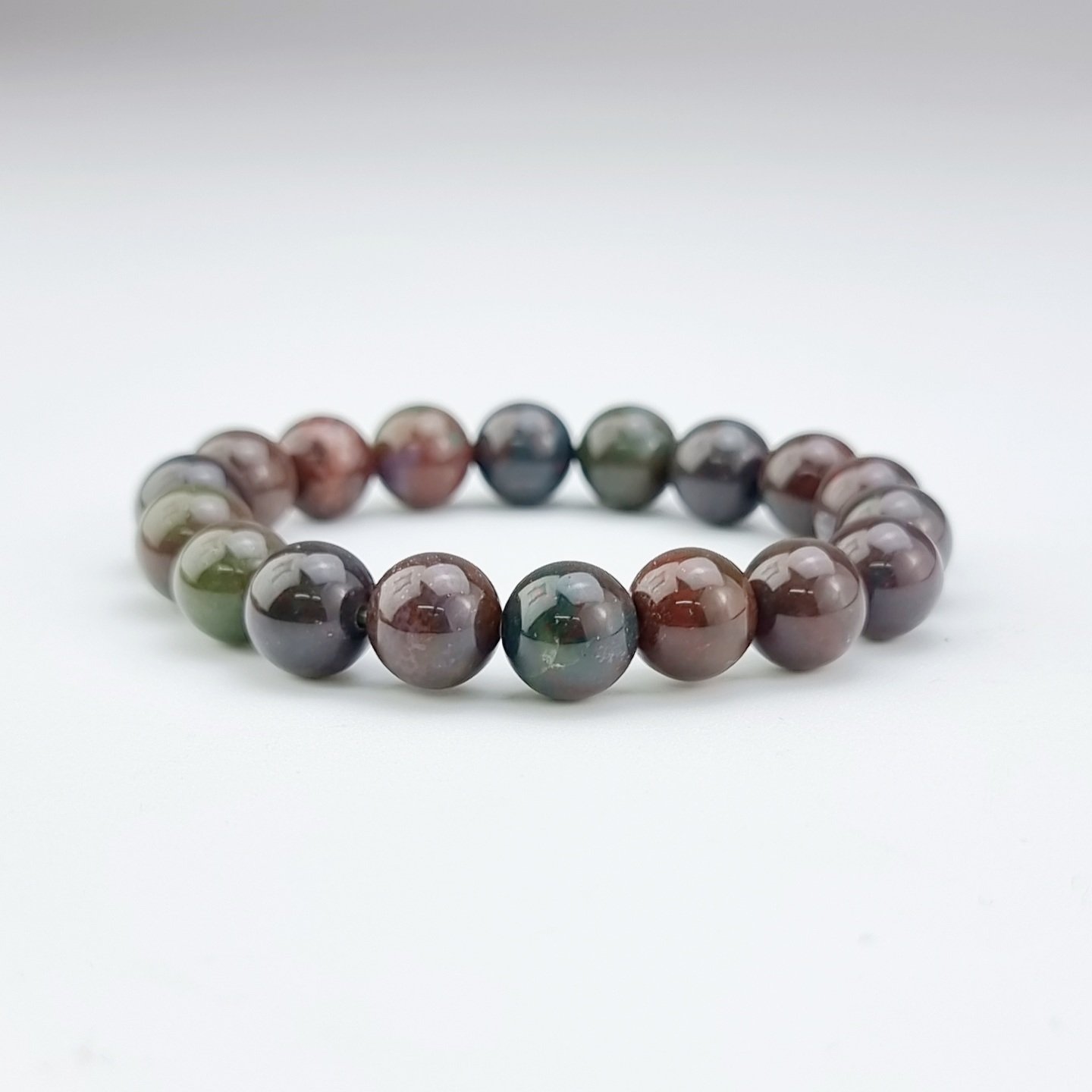 2205067 Chuỗi hạt, vòng tay hộ mệnh đá Jasper thiên nhiên CTjade