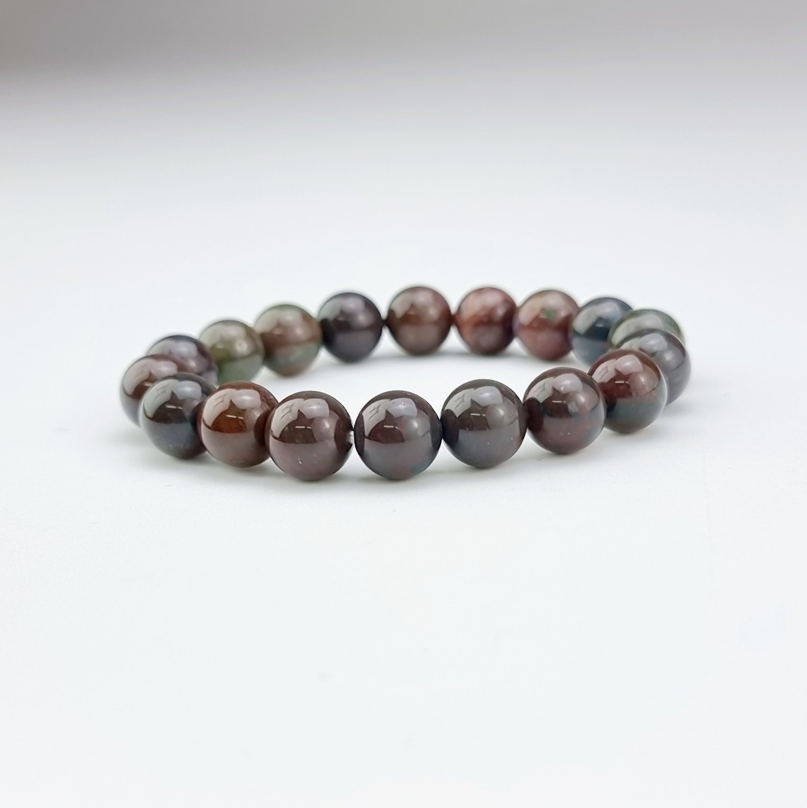 2205067 Chuỗi hạt, vòng tay hộ mệnh đá Jasper thiên nhiên CTjade