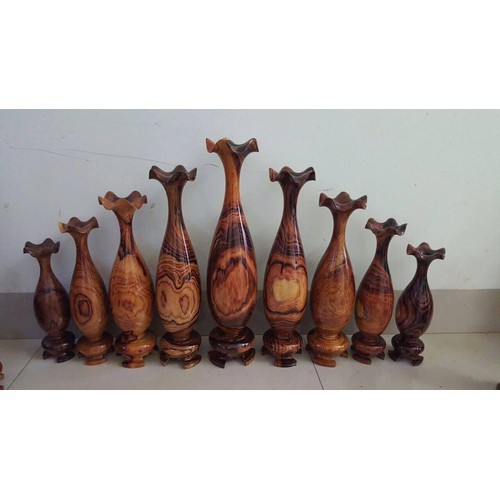 Bộ Lục Bình  9 Món Gỗ Cẩm Vân