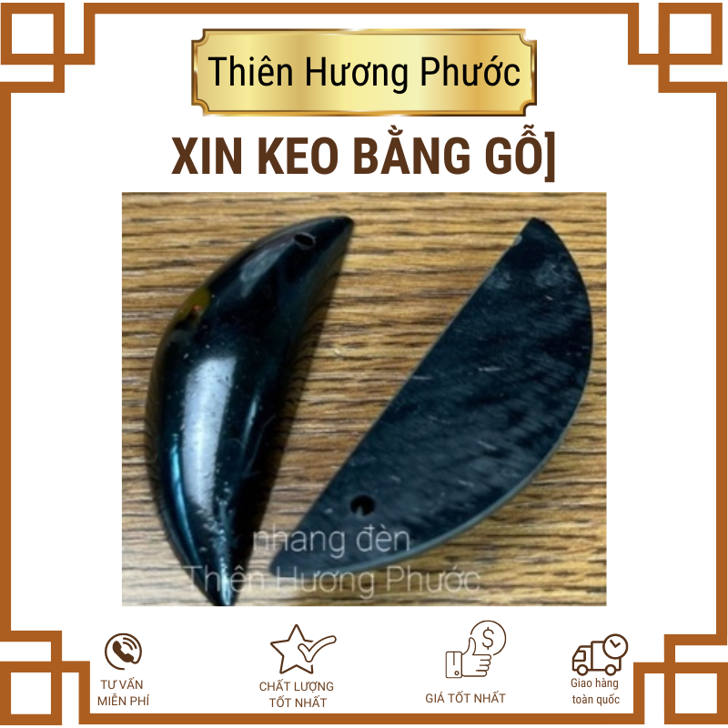 Xin keo bằng gỗ tại nhà 8cm hàng loại 1