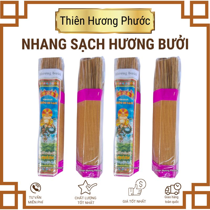 Nhang sạch hương bưởi 30cm 530g