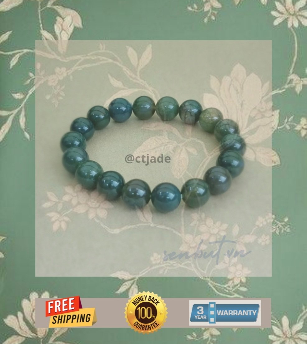 2209221 CTjade - Trang sức đá phong thủy hộ mệnh bình an, vòng chuỗi đá 100% đá thiên nhiên