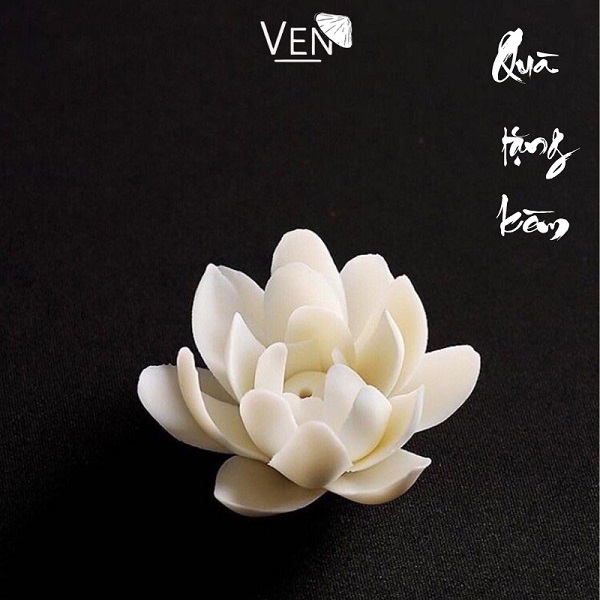 Nhang Không Tăm Từ Trầm Già 11cm - Ống Thuỷ Tinh Tặng Đế Sen Sứ