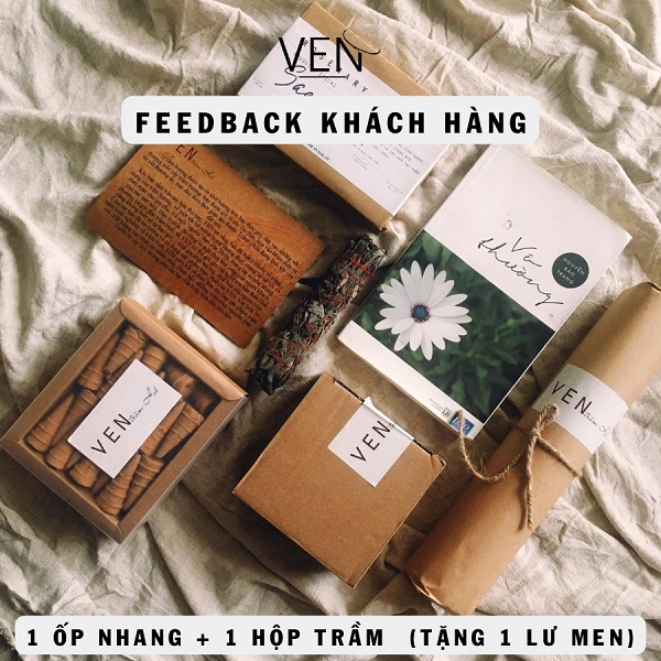 Combo nhang trầm An Lành, hương trầm an yên, thư giãn, cam kết không hương liệu, tặng 1 lư men rạn