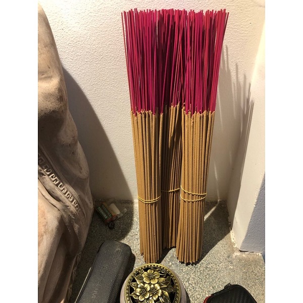 Bộ 2 sản phẩm 1 ốp nhang 38cm và 1 hộp nụ trầm cao cấp 35 viên, trầm hương thiên nhiên xông nhà, thờ cúng
