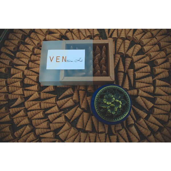 Nụ Trầm Hương Huế Ven, Xông Nhà An Yên, Mùi Thơm, Sử Dụng Cho Thác Khói [Hộp 35 Viên]