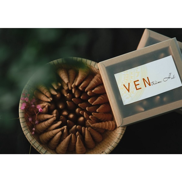 Nụ Trầm Hương Huế Ven, Xông Nhà An Yên, Mùi Thơm, Sử Dụng Cho Thác Khói [Hộp 35 Viên]