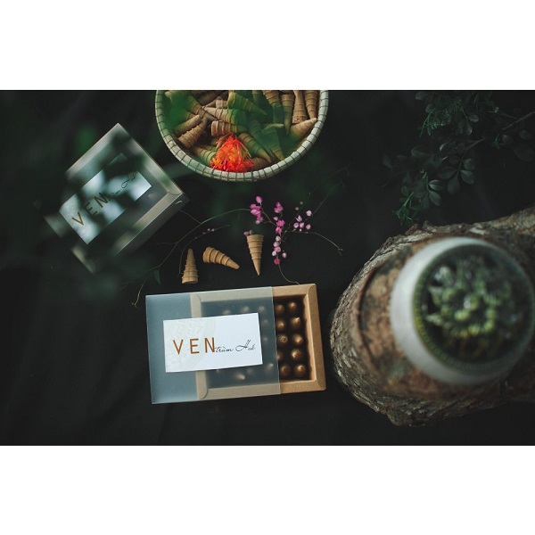 Nụ Trầm Hương Huế Ven, Xông Nhà An Yên, Mùi Thơm, Sử Dụng Cho Thác Khói [Hộp 35 Viên]