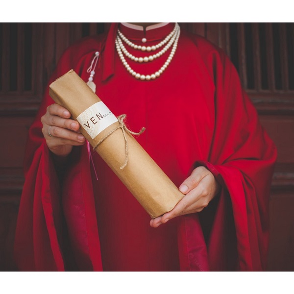 Hương trầm gốc Huế thơm, cúng gia tiên, thiện định Bình An Tài Lộc 25cm