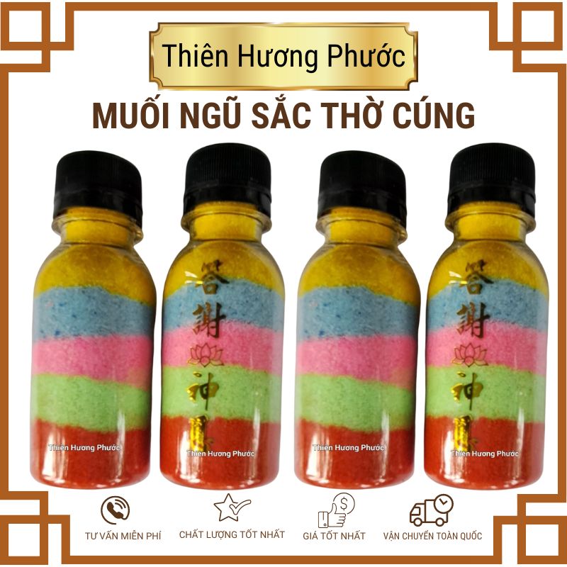 Muối ngũ sắc phong thuỷ