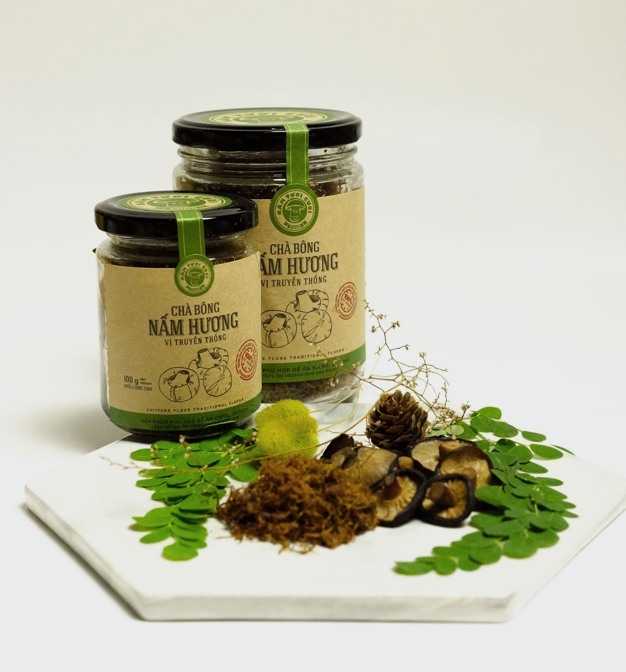  Chà bông nấm hương vị truyền thống hũ 100g