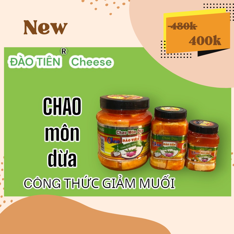Chao môn dừa công thức giảm muối - hủ đại
