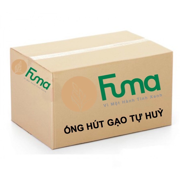 Thùng 5Kg ~ 950 Ống Hút Gạo Fuma | Loại sinh tố - 8mm x 20cm