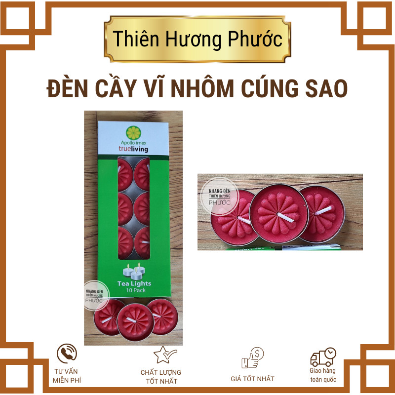 Đèn cầy 2g hộp 10 viên