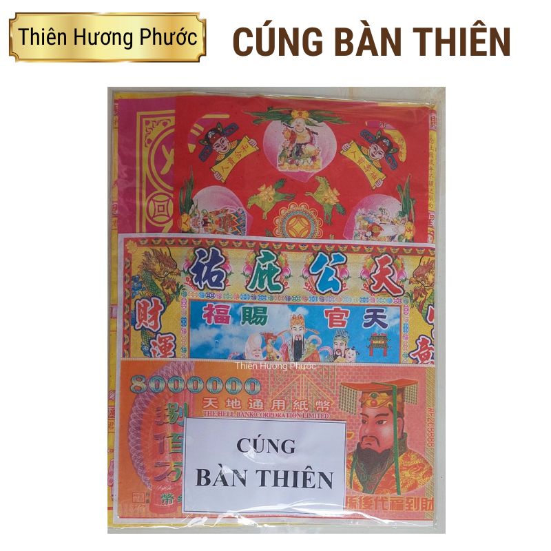 Cúng bàn thiên ngoài trời
