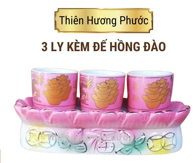 3 ly kèm đế hồng