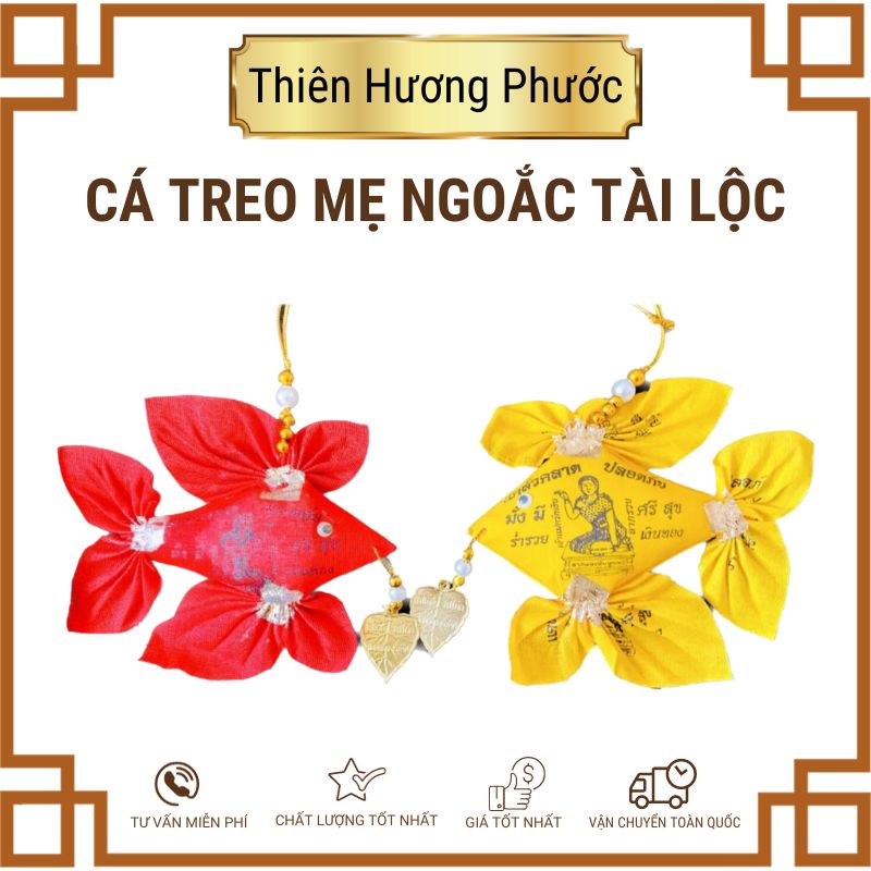 Dây treo cá diếp mẹ ngoắc tài lộc