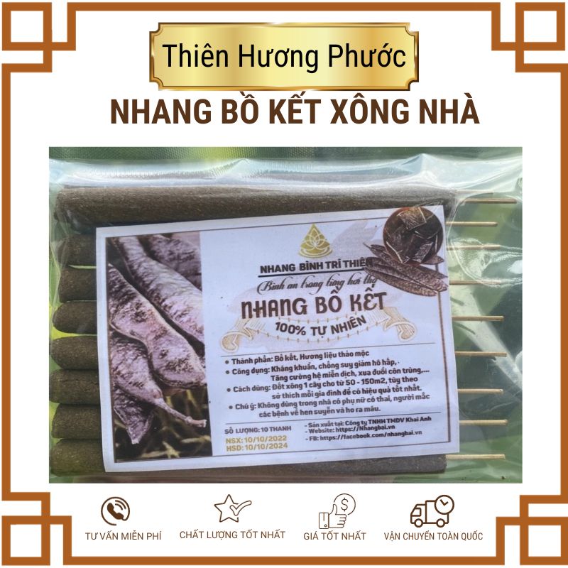Nhang bồ kết xông nhà 