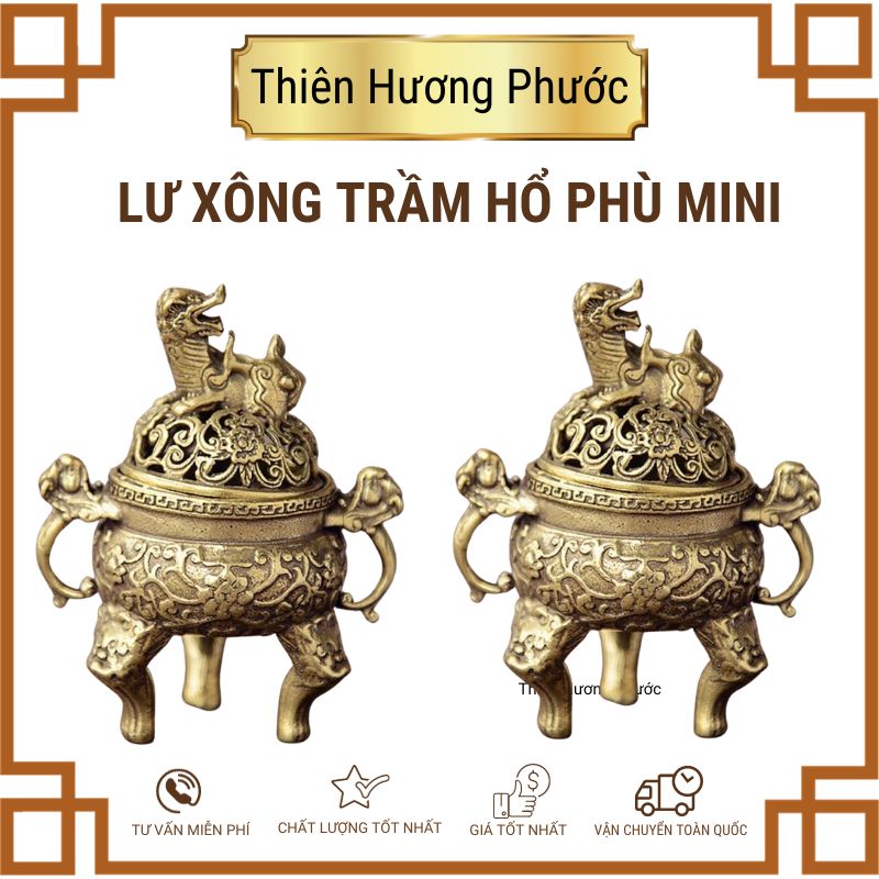 Lư xông trầm mini