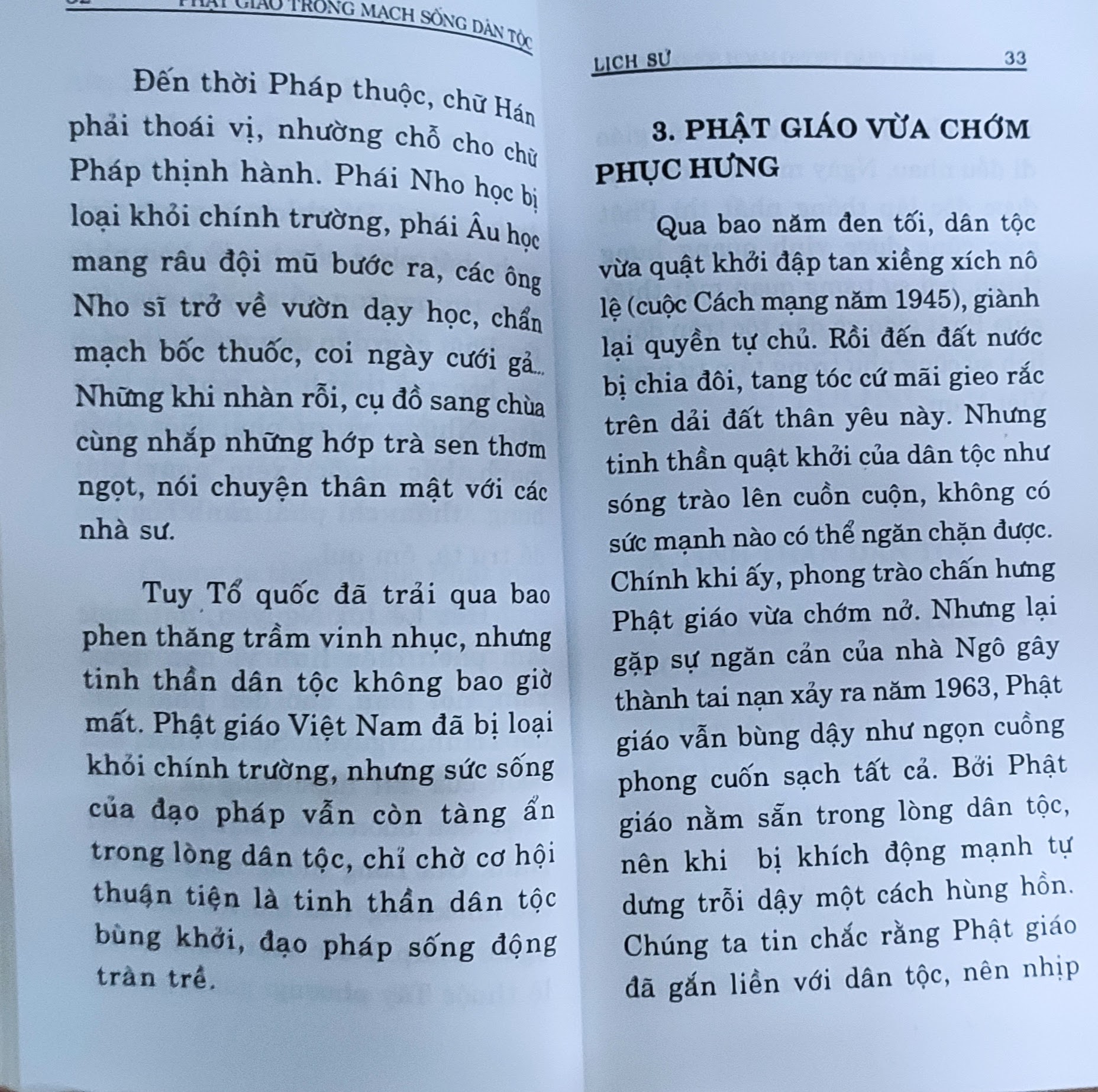 Phật giáo trong mạch sống dân tộc