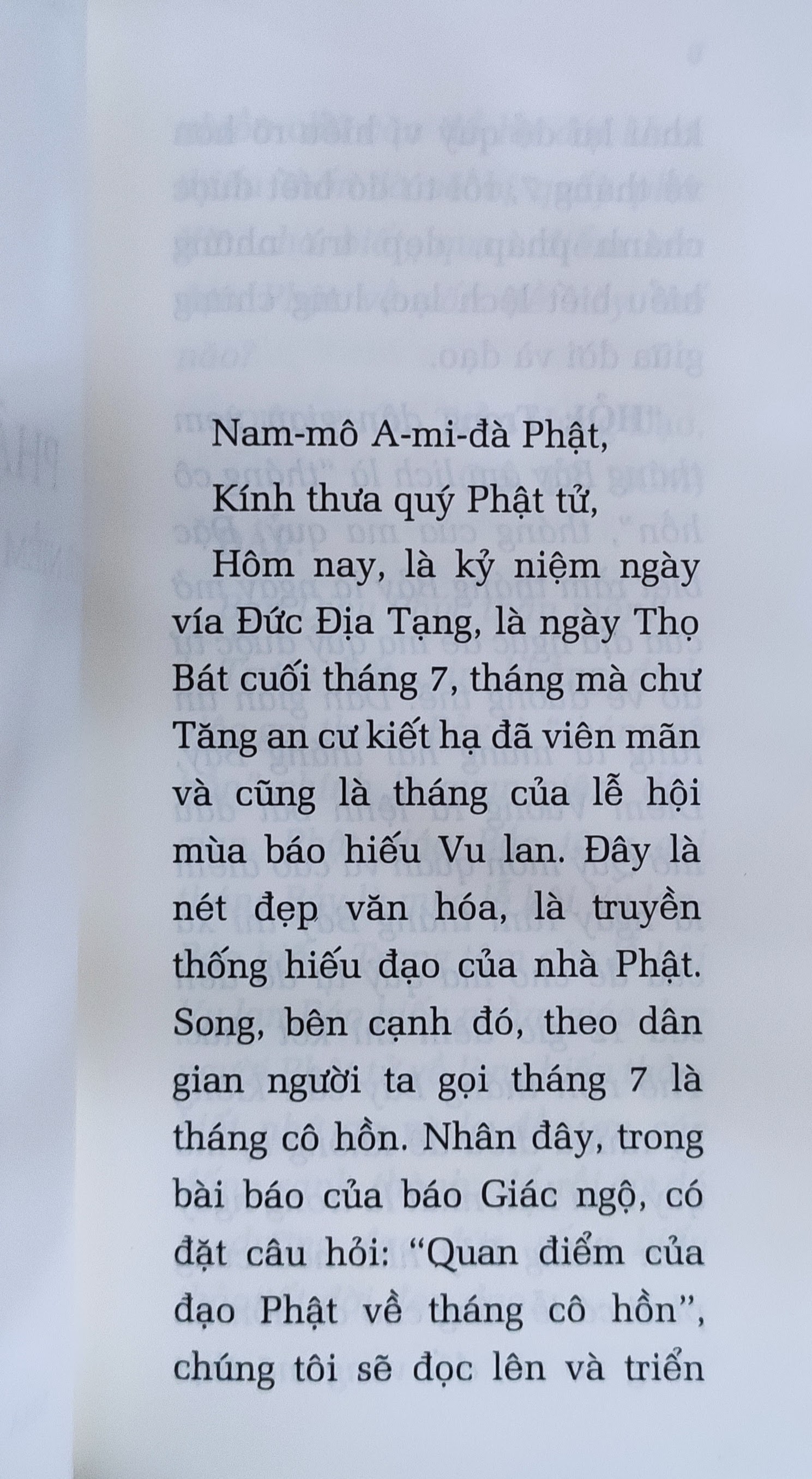 Phật tử với niềm tin tam bảo