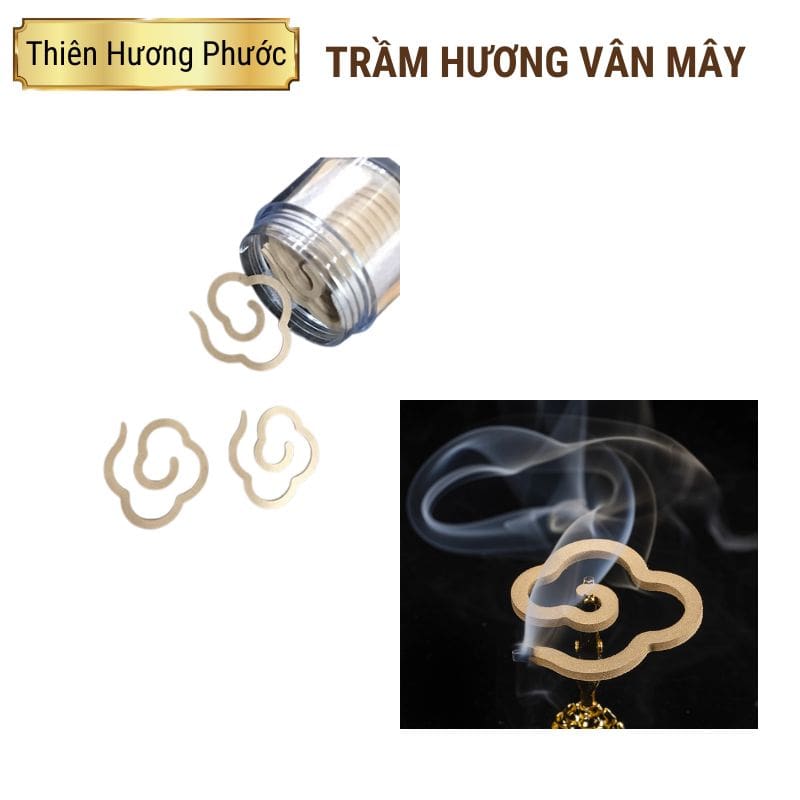 Nhang vòng Trầm hương vân mây 