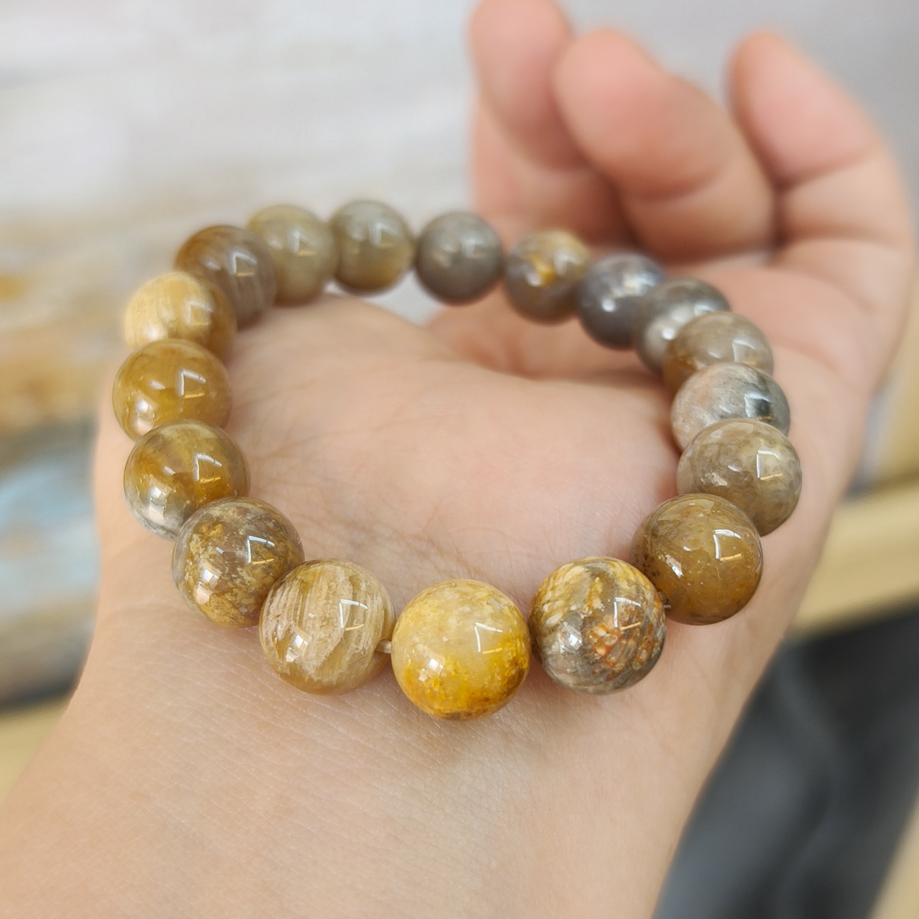 250409 Chuỗi hạt hóa thạch san hô cho người may mắn, CTjade