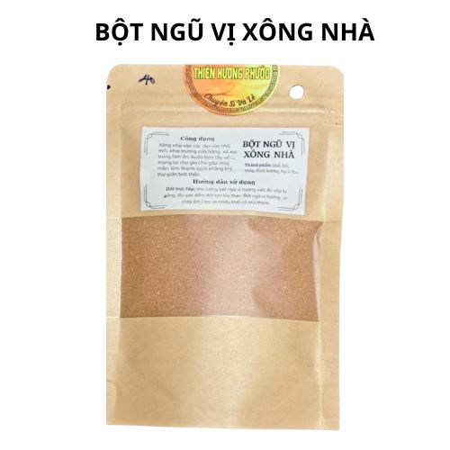 Bột ngũ vị xông nhà phong thủy