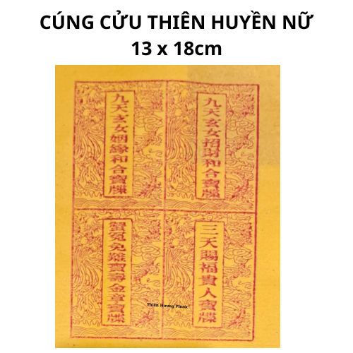 Tiền cửu thiên huyền nữ 5 tờ